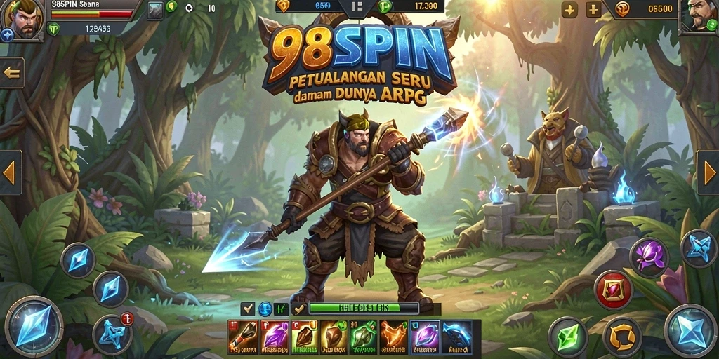 Tampilan screenshot gameplay ARPG yang menakjubkan dalam 98SPIN.