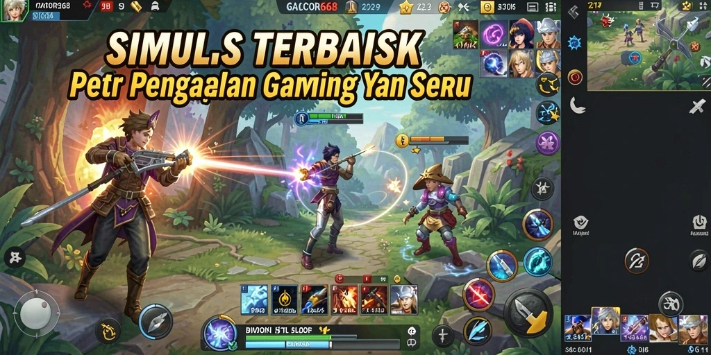 Tangkapan layar menampilkan suasana seru di GACOR668.