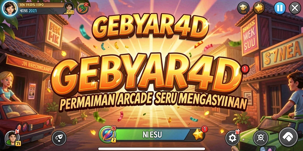 Gameplay seru dalam GEBYAR4D yang menantang dan menghibur.
