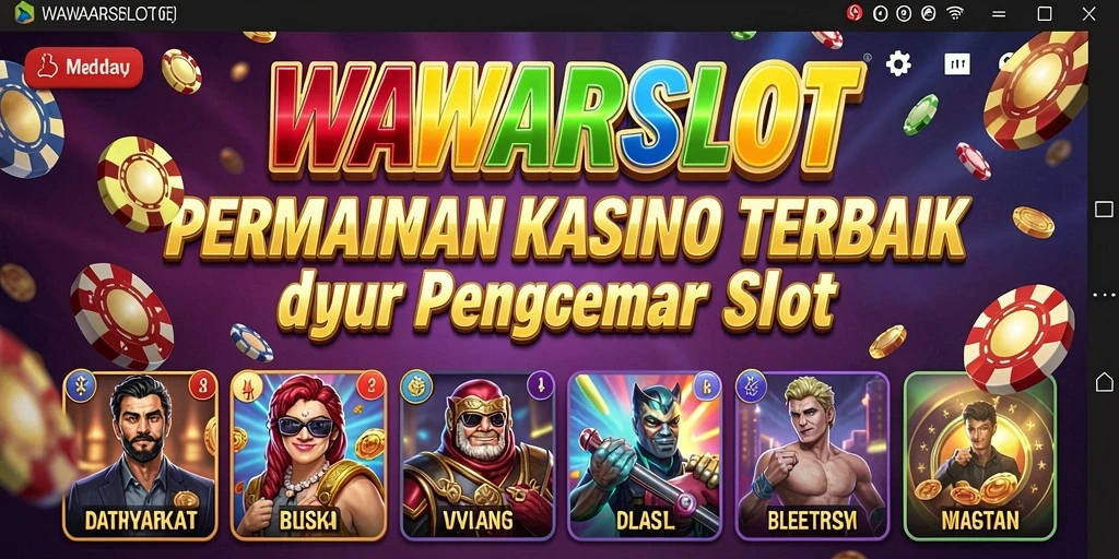 Screenshot WAWARSLOT menampilkan gameplay slot yang seru.